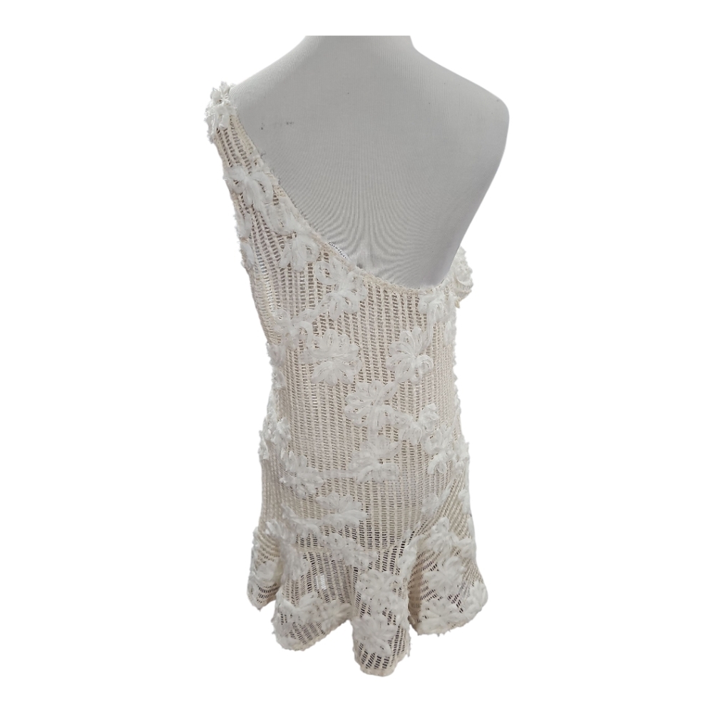 Peppermayo Exclusive - Juliette Embroidered Mini Dress - Ivory Tea - Picture 5 of 5